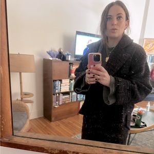 beautiful vintage tweed skirt suit 💟